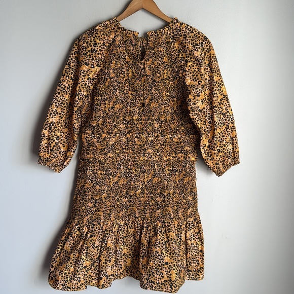 SAYLOR Mia smocked Mini Dress in Multi Large - Picture 8 of 14